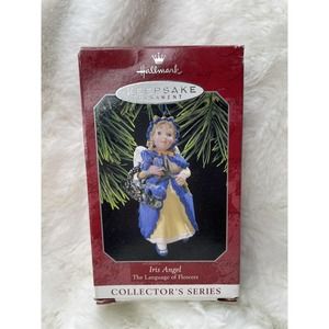 VINTAGE 1998 HALLMARK KEEPSAKE CHRISTMAS ORNAMENT IRIS ANGEL #3 IN SERIES